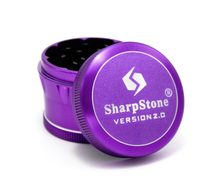 Load image into Gallery viewer, SHARPSTONE V2 4 PIECE HARD TOP GRINDER - 2.2"