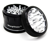 Load image into Gallery viewer, SHARPSTONE&reg; V2 CLEAR TOP 4 PIECE GRINDER &ndash; 2.5&rdquo;
