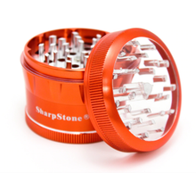Load image into Gallery viewer, SHARPSTONE&reg; V2 CLEAR TOP 4 PIECE GRINDER &ndash; 2.5&rdquo;