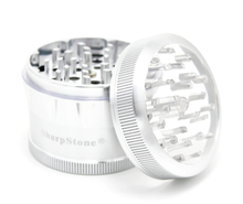 Load image into Gallery viewer, SHARPSTONE&reg; V2 CLEAR TOP 4 PIECE GRINDER &ndash; 2.5&rdquo;