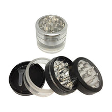 Load image into Gallery viewer, Seethrough Aluminum 53mm Grinder 4pt
