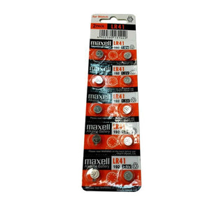 Maxell LR41 1 Card (10 pcs)