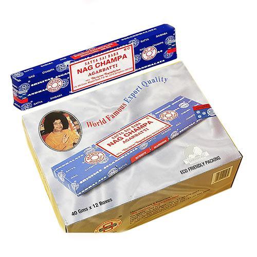 Genuine Nag Champa Incense 40 g. Dozen 12 packs