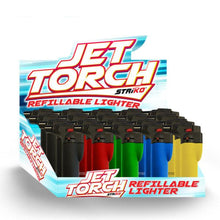 Load image into Gallery viewer, STR&iacute;KO&trade; Jet Torch Lighter Display of 12pcs