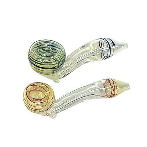 Sherlock Outside glass pipe 4.5" Assorted color 10pcs Bundle