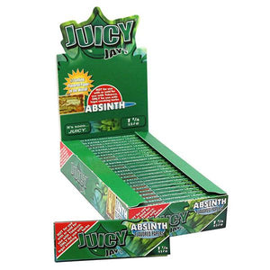 Juicy Jay&rsquo;s 1 &frac14; size Flavored rolling paper ABSINTH