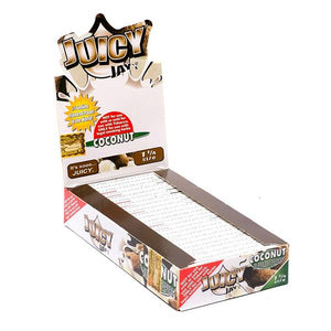 Juicy Jay&rsquo;s 1 &frac14; size Flavored rolling paper COCONUT