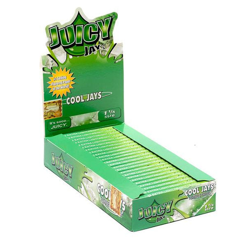 Juicy Jay’s 1 ¼ size Flavored rolling paper COOL JAYS