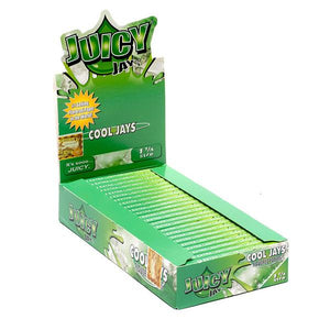 Juicy Jay&rsquo;s 1 &frac14; size Flavored rolling paper COOL JAYS