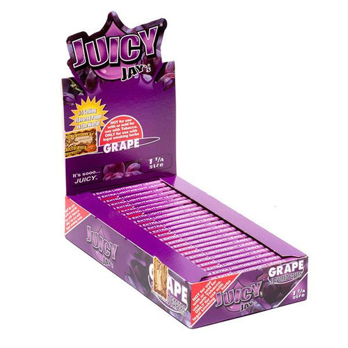 Juicy Jay’s 1 ¼ size Flavored rolling paper GRAPE