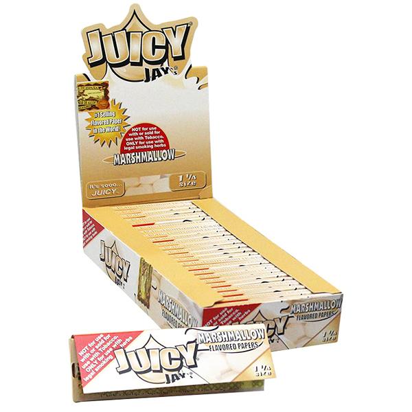 Juicy Jay’s 1 ¼ size Flavored rolling paper MARSHMALLOW