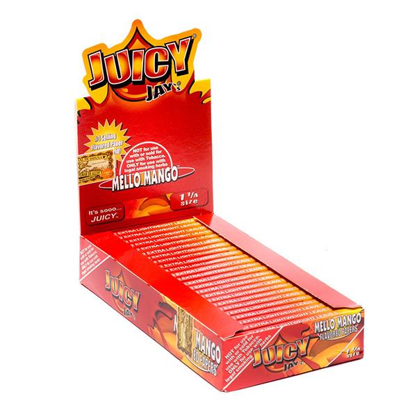 Juicy Jay-s 1 ¼ size Flavored rolling paper MELLO MANGO