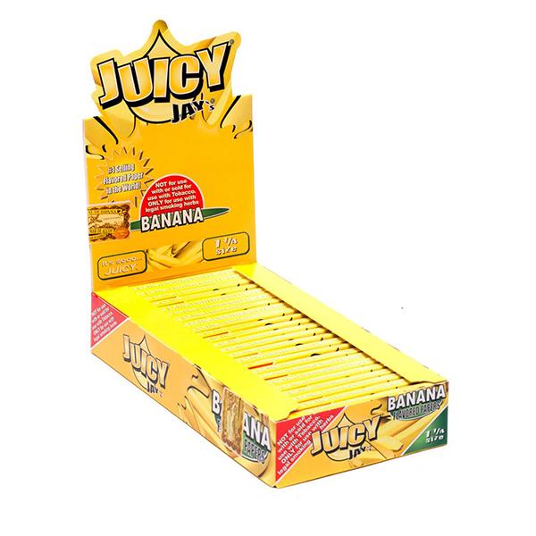 Juicy Jay’s 1 ¼ size Flavored rolling paper BANANA