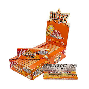 Juicy Jay-s 1 ¼ size Flavored rolling paper PEACHES & CREAM