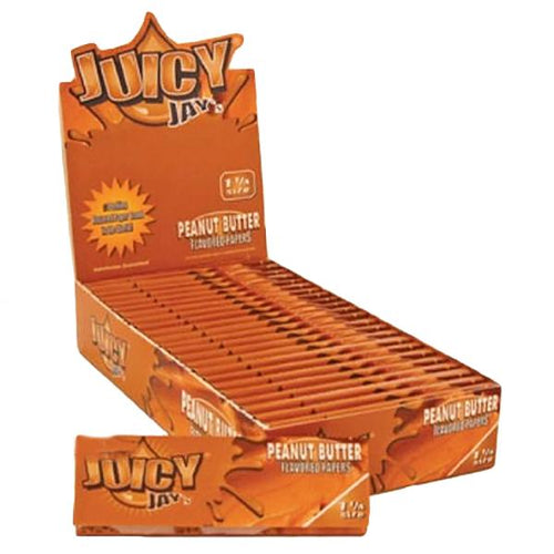 Juicy Jay-s 1 ¼ size Flavored rolling paper PEANUT BUTTER