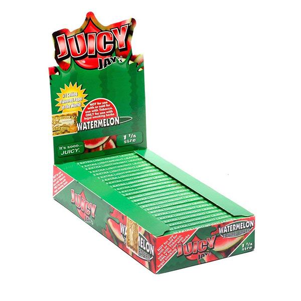 Juicy Jay-s 1 ¼ size Flavored rolling paper WATERMELON