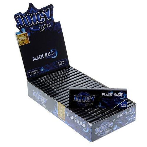 Juicy Jay’s 1 ¼ size Flavored rolling paper BLACK MAGIC