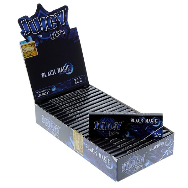 Juicy Jay’s 1 ¼ size Flavored rolling paper BLACK MAGIC