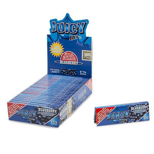 Juicy Jay&rsquo;s 1 &frac14; size Flavored rolling paper BLUEBERRY