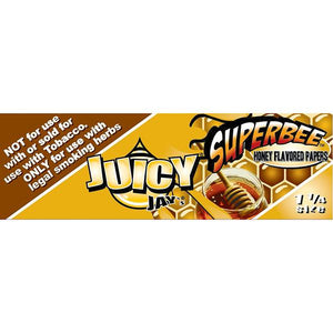 Juicy Jay-s 1 ¼ size Flavored rolling paper SUPERBEE