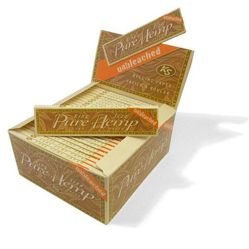 Pure Hemp Unbleached King Size 50packs (1Box)