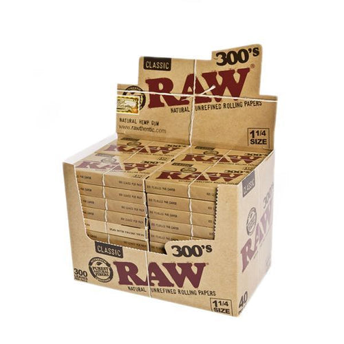 RAW 300's 1 1/4 40packs (1 Box)