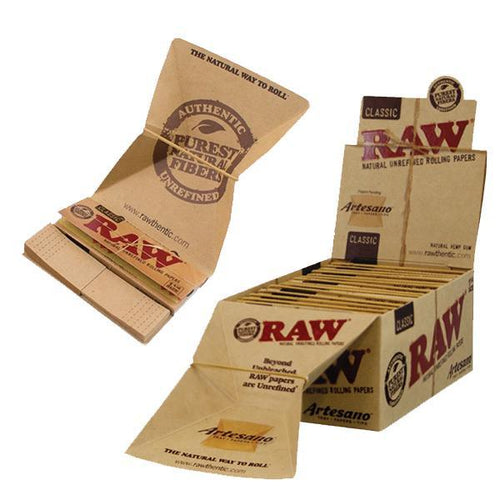 RAW Classic Artesano 1 1/4 (Papers + Tips + Tray)