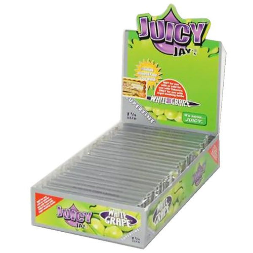 Juicy Jay-s SUPERFINE 1 ¼ size WHITE GRAPE