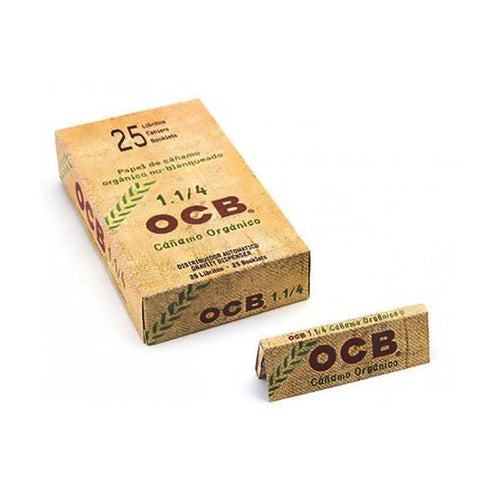 OCB Organic 1 1/4 25 packs (1 Box)