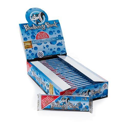 Skunk 1 1/4 Blueberry Flavored Rolling Papers