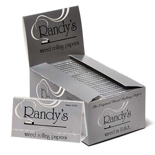 Randys Classic Wired Rolling Paper 77mm 25packs