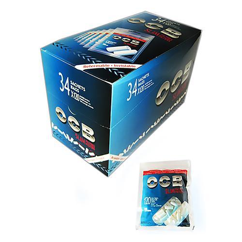 OCB Slim size CIGARETTE FILTER TIPS 34 Sachets