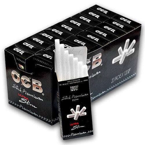 OCB Ultra (extra) Slim Premium Cigarette Filter 20pk