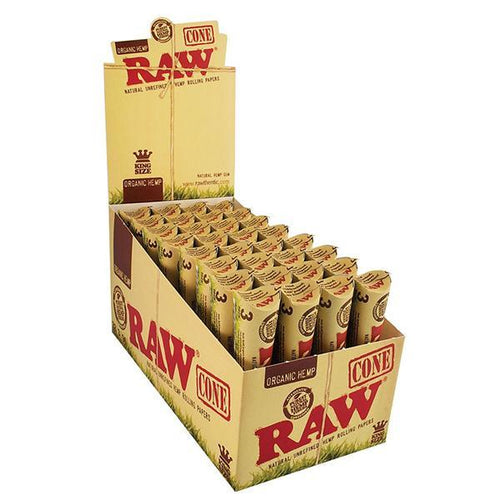 Raw Organic Cone King Size 32pk