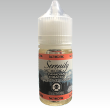 Load image into Gallery viewer, Serenity Salt Nicotine E-liquid 30ml bottle