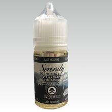 Load image into Gallery viewer, Serenity Salt Nicotine E-liquid 30ml bottle