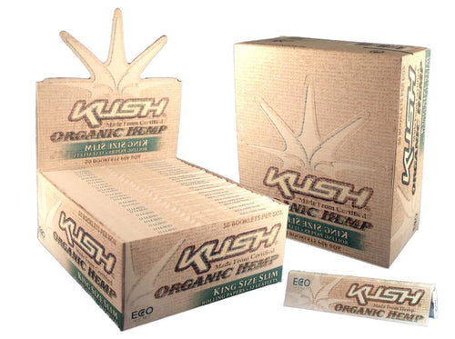 KUSH ORGANIC HEMP KING SIZE SLIM Rolling paper