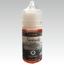 Load image into Gallery viewer, Serenity Salt Nicotine E-liquid 30ml bottle
